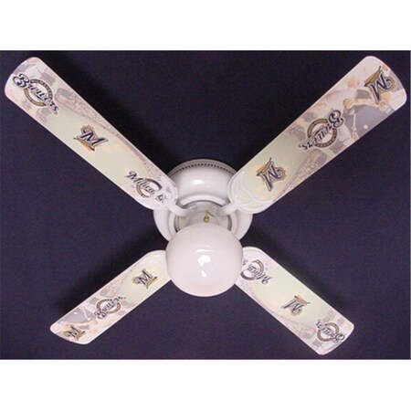 Ceiling Fan Designers MLB Milwaukee Brewers Baseball Ceiling Fan 42 In. CE56613